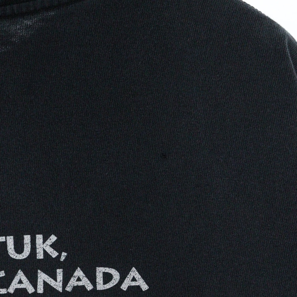 VINTAGE(ヴィンテージ) 90S METALLICA HOLE TUKTOYAKTUK 95 Polar beach 両面プリント 半袖Tシャツ ブラック