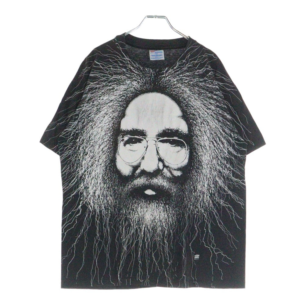 VINTAGE(ヴィンテージ) 90s Grateful Dead Jerry Garcia グレイトフルデッド ジェリーガルシア グラフィックプリント 半袖Tシャツ ブラック