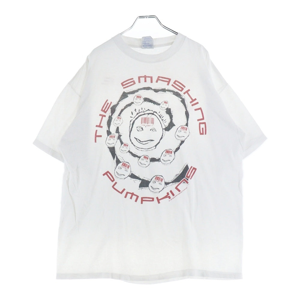 VINTAGE(ヴィンテージ) 90S THE SMASHING PUMPKINS LEAVE ME ALONE スマッシングパンプキンズ 両面プリント 半袖Tシャツ ホワイト