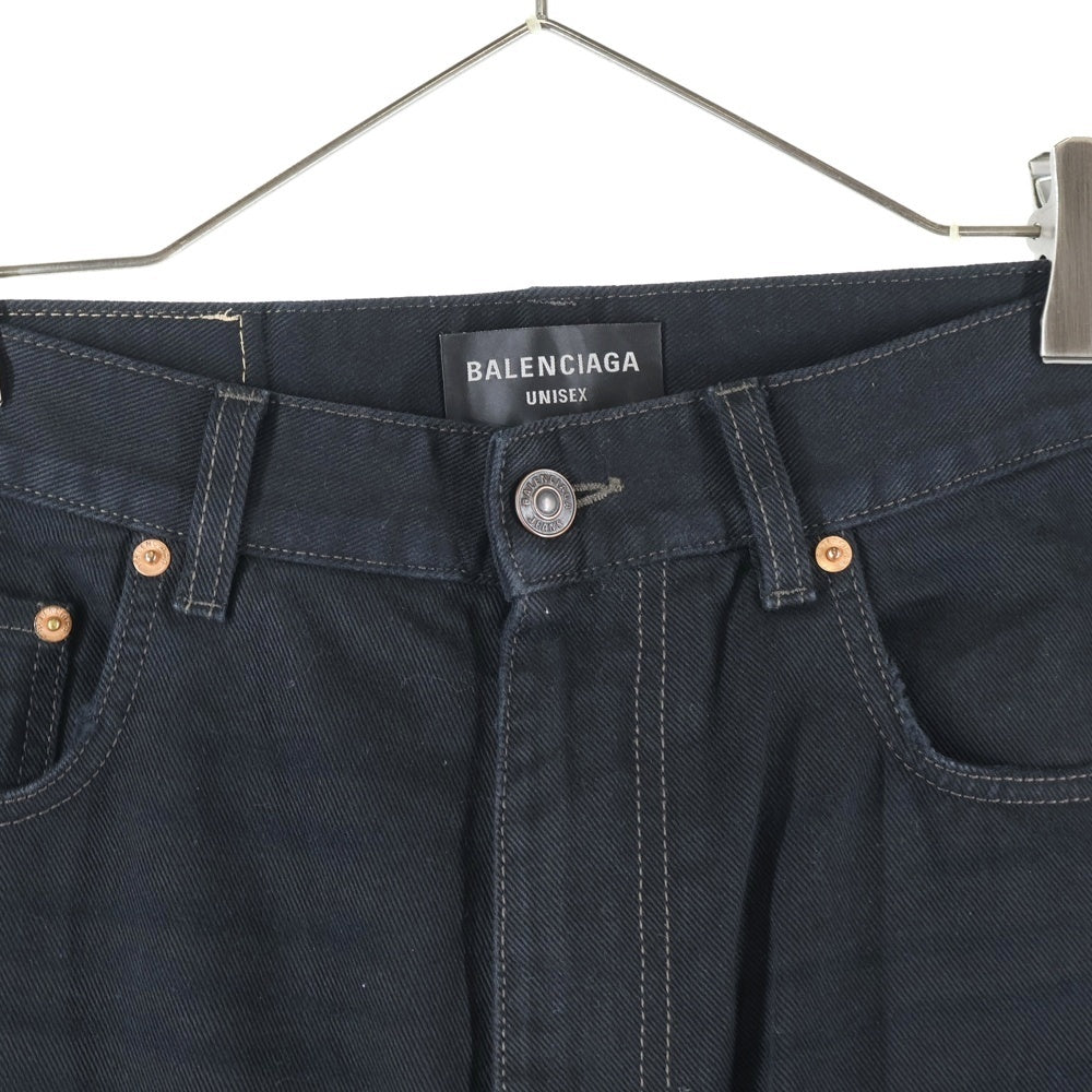 BALENCIAGA(バレンシアガ) Loose Fit Jeans ルーズフィット ブラック デニムパンツ 736540 TNW54