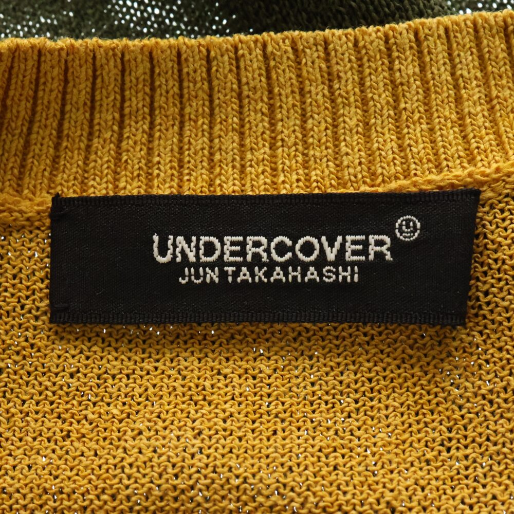 UNDERCOVER(アンダーカバー) 21SS ペーパークルーニット セーター マルチカラー UC1A4912-4
