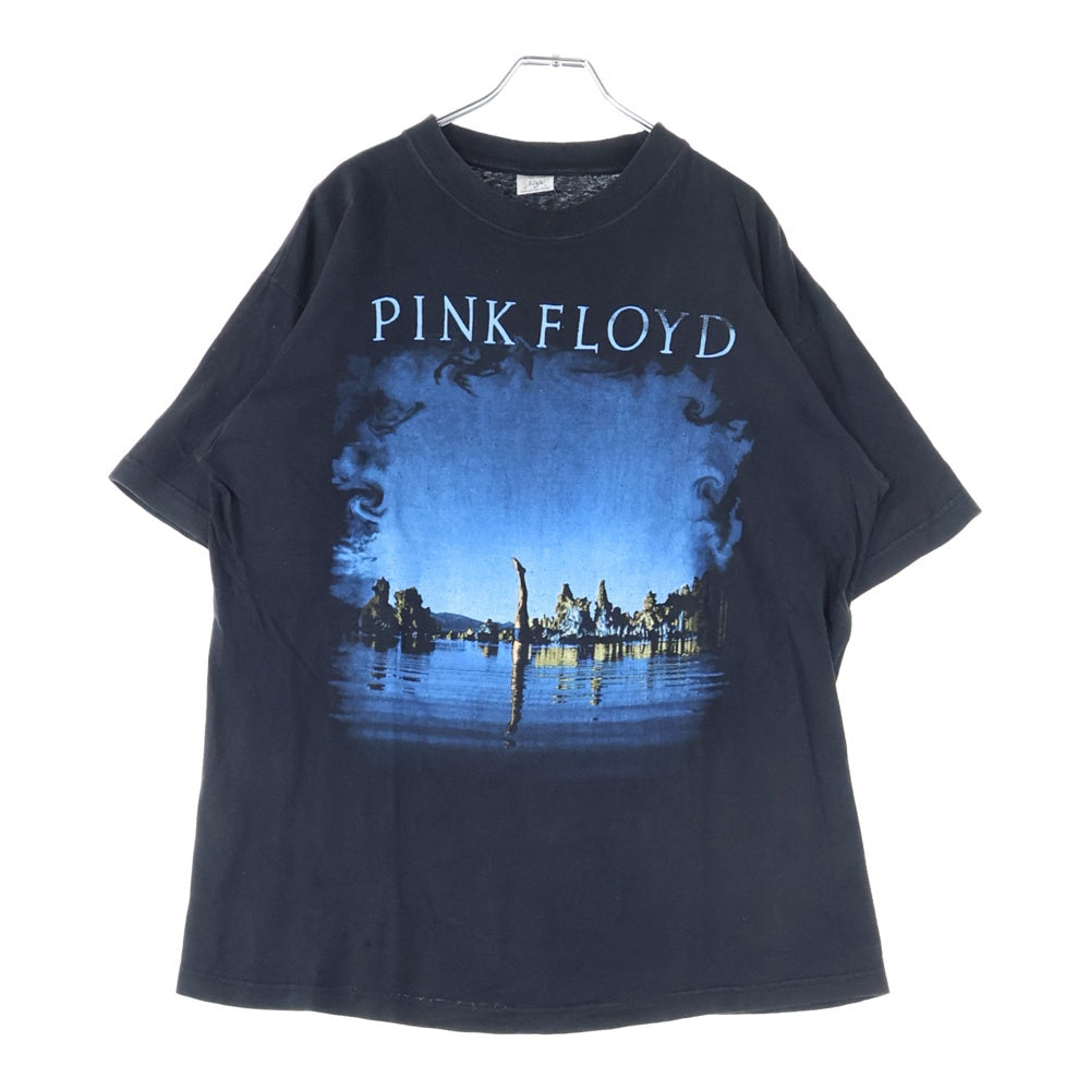 VINTAGE(ヴィンテージ) 90s PINKFLOYD WISH YOU WERE HERE ピンクフロイド 両面プリント バンド 半袖Tシャツ カットソー ブラック