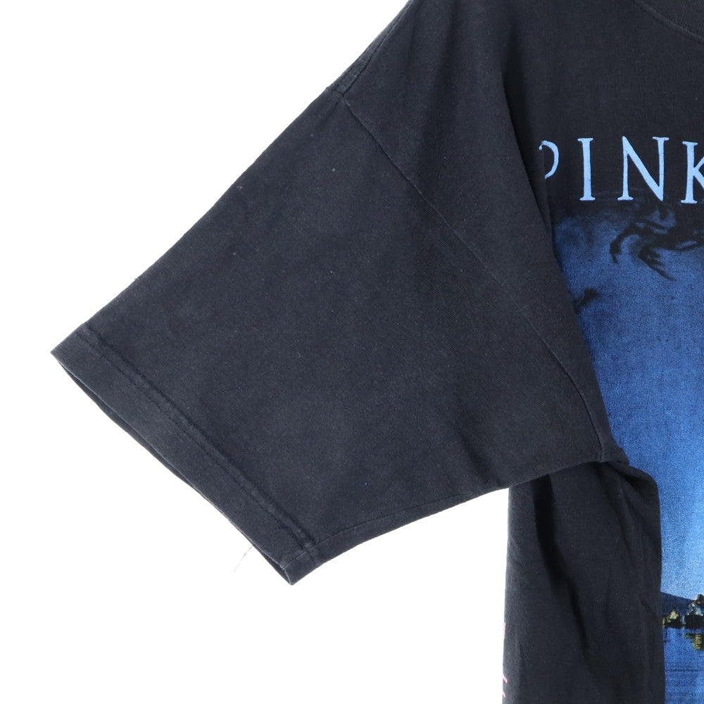 VINTAGE(ヴィンテージ) 90s PINKFLOYD WISH YOU WERE HERE ピンクフロイド 両面プリント バンド 半袖Tシャツ カットソー ブラック