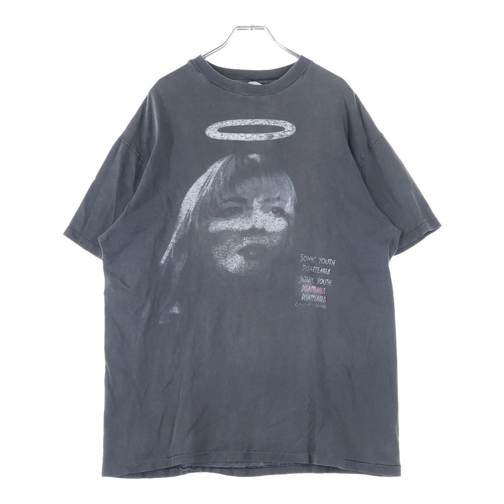 VINTAGE(ヴィンテージ) 90s SONIC YOIUTH DISAPPEARER ソニックユース ディサピアー 両面プリント 半袖tシャツ ブラック