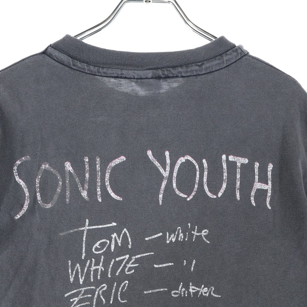 VINTAGE(ヴィンテージ) 90s SONIC YOIUTH DISAPPEARER ソニックユース ディサピアー 両面プリント 半袖tシャツ ブラック