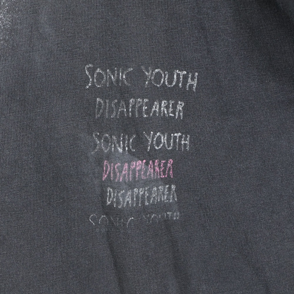VINTAGE(ヴィンテージ) 90s SONIC YOIUTH DISAPPEARER ソニックユース ディサピアー 両面プリント 半袖tシャツ ブラック