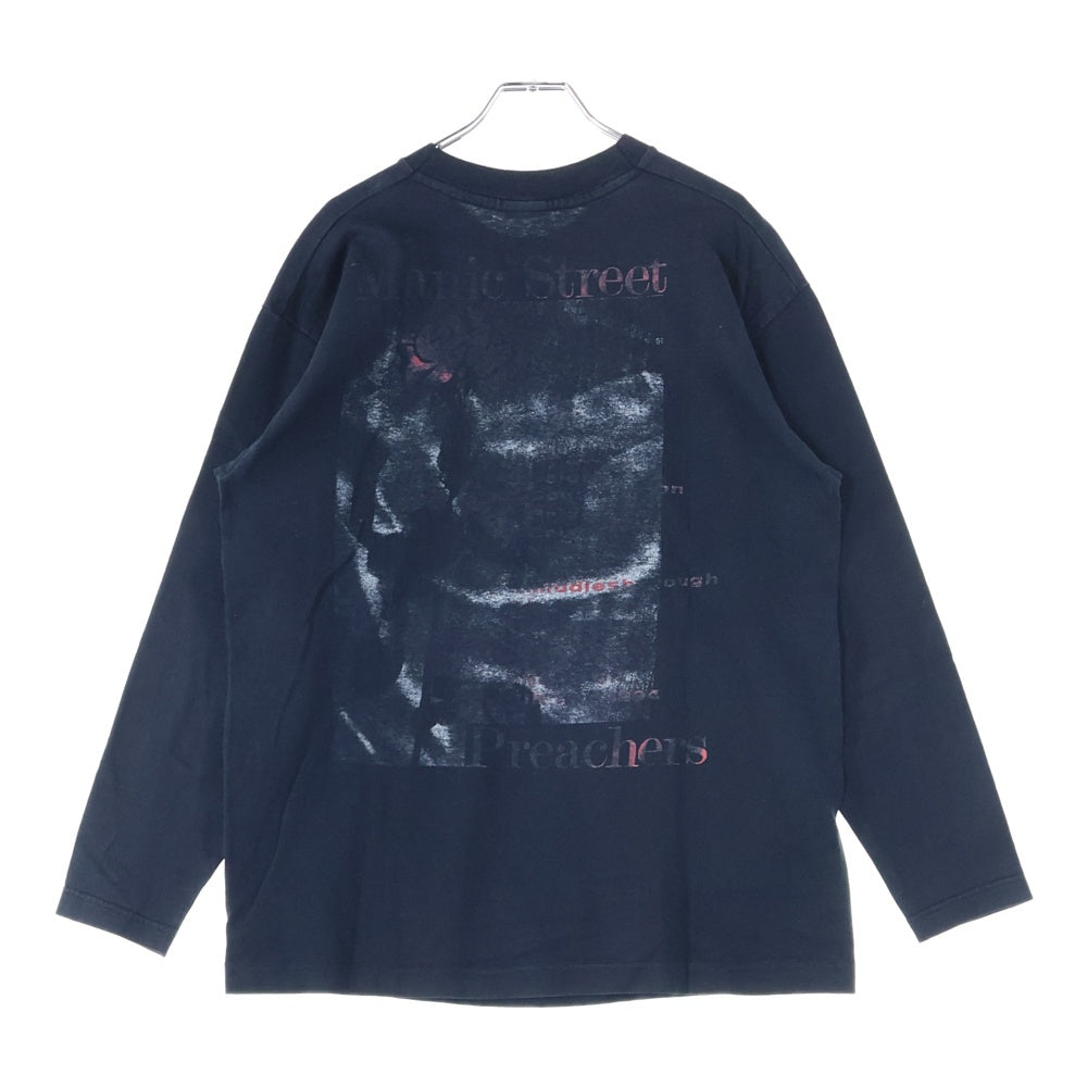 VINTAGE(ヴィンテージ) 90s Manic Street Preachers UK 1994 マニックストリートプリーチャーズ 両面プリント Tシャツ 長袖カットソー ブラック
