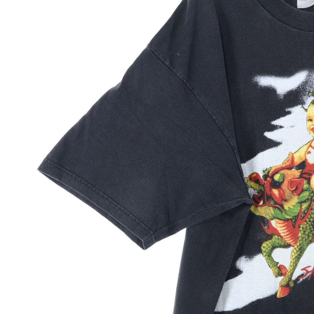 VINTAGE(ヴィンテージ) 90s STONE TEMPLE PILOTS PURPLE TOUR 1994 ストームテンプル 両面プリント 半袖Tシャツ ブラック