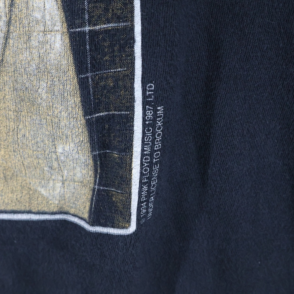 VINTAGE(ヴィンテージ) 90s PINK FLOYD DIVISION BELL ピンクフロイド 両面プリント 半袖Tシャツ ブラック
