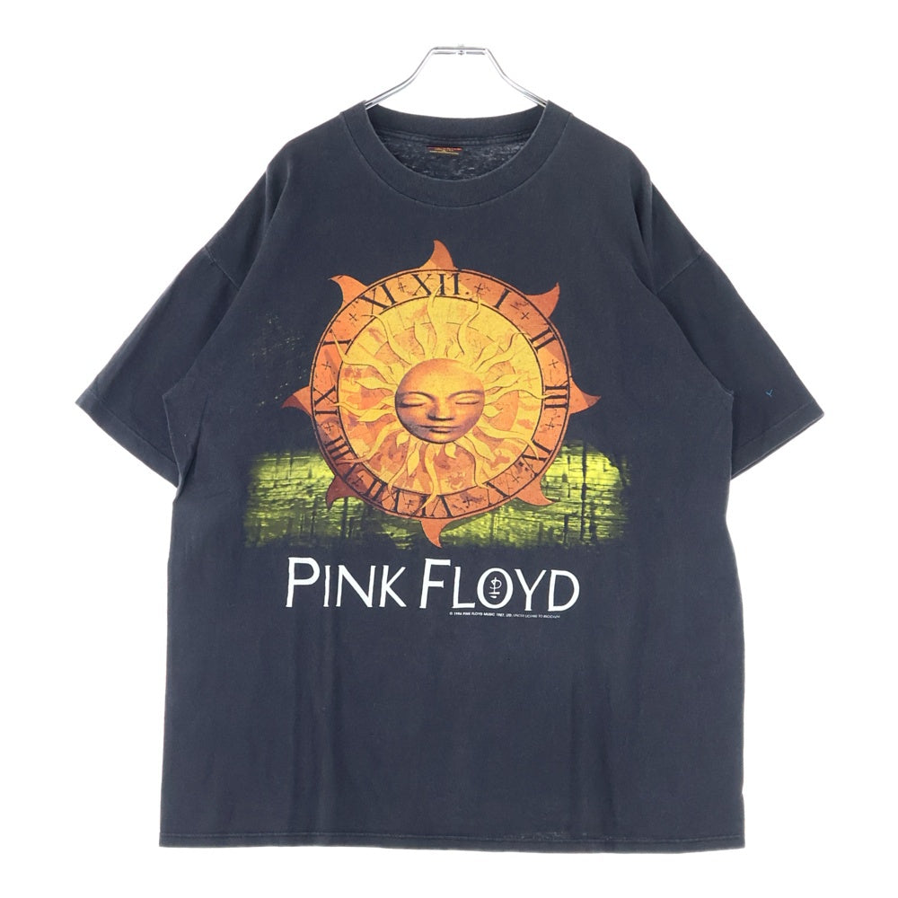 VINTAGE(ヴィンテージ) 90s PINK FLOYD SUN DIAL NORTH AMERICAN TOUR ピンクフロイド 両面プリント 半袖Tシャツ ブラック