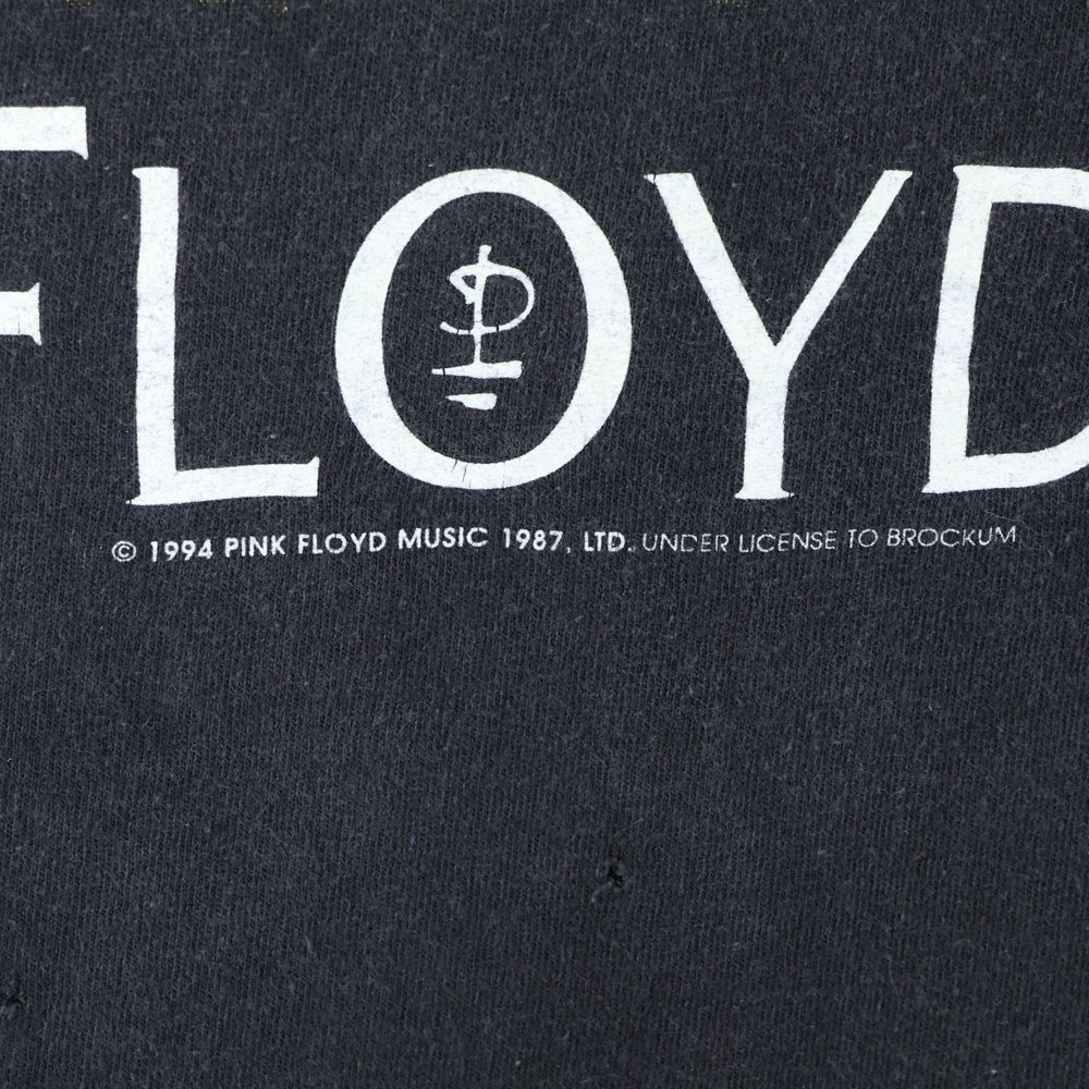 VINTAGE(ヴィンテージ) 90s PINK FLOYD SUN DIAL NORTH AMERICAN TOUR ピンクフロイド 両面プリント 半袖Tシャツ ブラック