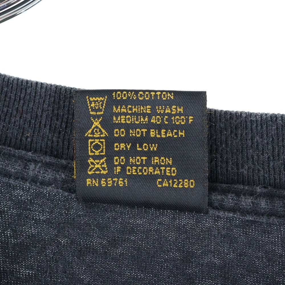 VINTAGE(ヴィンテージ) 90s PINK FLOYD SUN DIAL NORTH AMERICAN TOUR ピンクフロイド 両面プリント 半袖Tシャツ ブラック