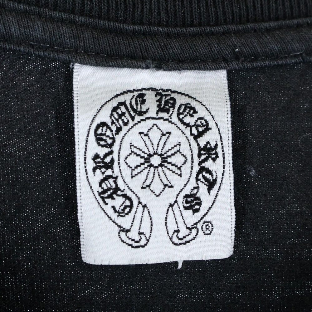 CHROME HEARTS(クロムハーツ) OLD TOKYO 東京限定 バックスクロールラベル 両面プリント半袖Tシャツ カットソー ブラック