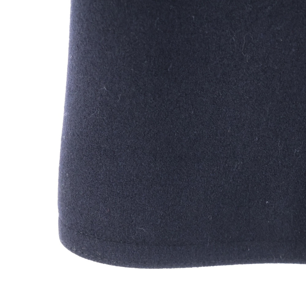 VINTAGE(ヴィンテージ) 40S U.S.NAVY WOOL 10ボタン 裏地サテン アンカーボタン コーデュロイ地ハンドウォーマーポケット Pコート ブラック