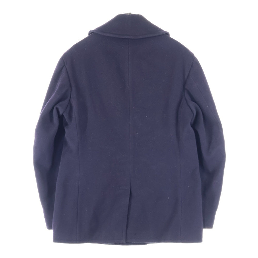 VINTAGE(ヴィンテージ) 40S U.S.NAVY WOOL 10ボタン 裏地コットン アンカーボタン コーデュロイ地ハンドウォーマーポケット Pコート ブラック