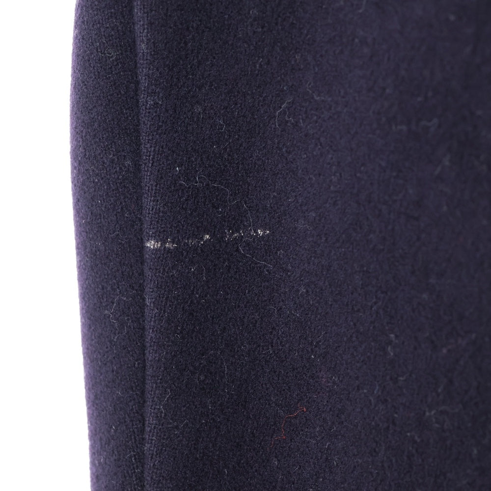 VINTAGE(ヴィンテージ) 40S U.S.NAVY WOOL 10ボタン 裏地コットン アンカーボタン コーデュロイ地ハンドウォーマーポケット Pコート ブラック