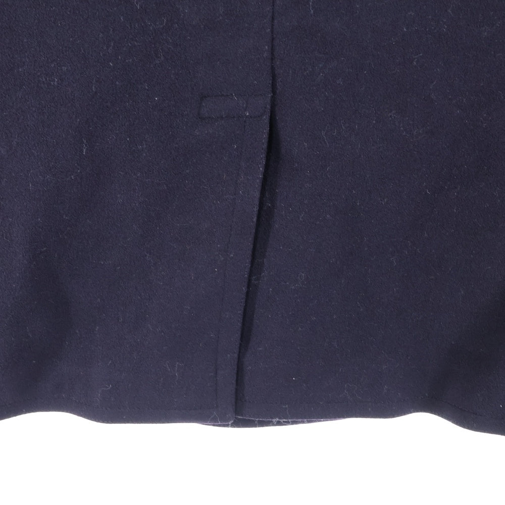 VINTAGE(ヴィンテージ) 40S U.S.NAVY WOOL 10ボタン 裏地コットン アンカーボタン コーデュロイ地ハンドウォーマーポケット Pコート ブラック