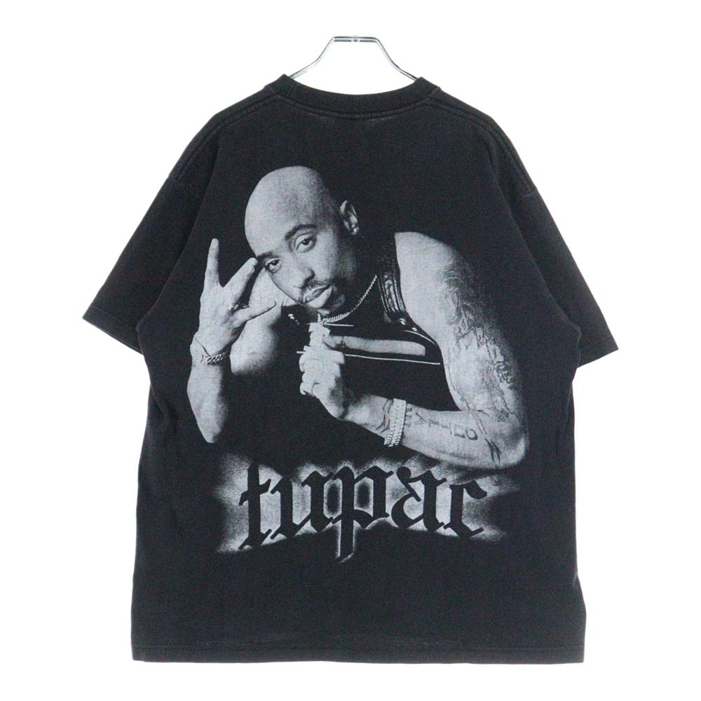 VINTAGE(ヴィンテージ) 90-00s 2PAC All Eyes On Me 両面プリント 半袖Tシャツ カットソー ブラック