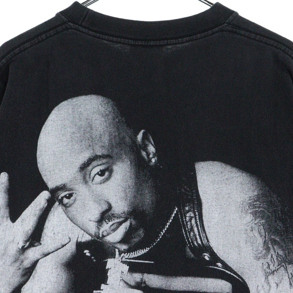 VINTAGE(ヴィンテージ) 90-00s 2PAC All Eyes On Me 両面プリント 半袖Tシャツ カットソー ブラック