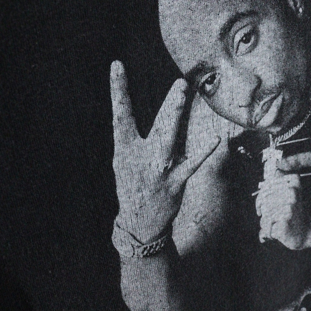 VINTAGE(ヴィンテージ) 90-00s 2PAC All Eyes On Me 両面プリント 半袖Tシャツ カットソー ブラック