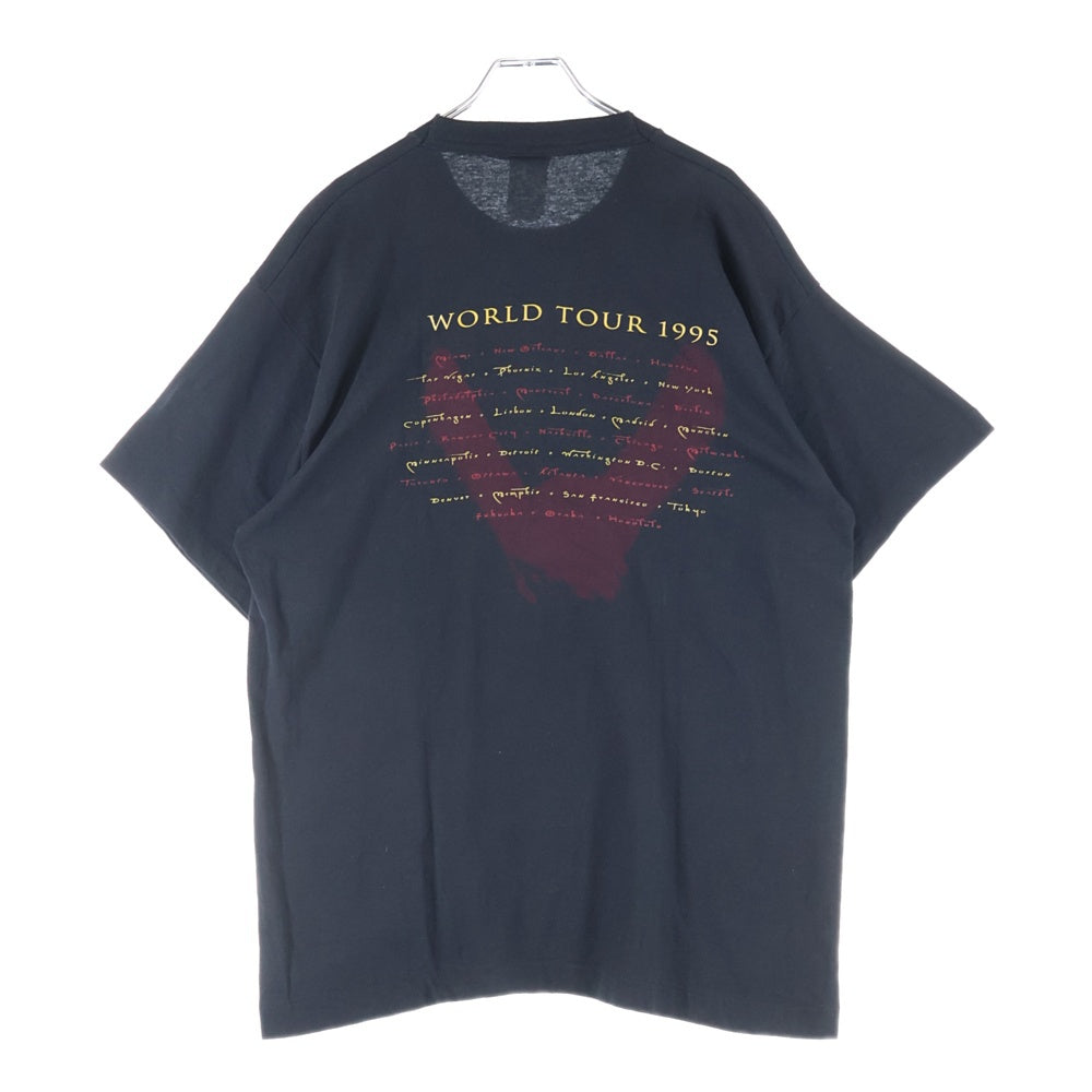 VINTAGE(ヴィンテージ) 90s VAN HALEN BALANCE WORLD TOUR 1995 ヴァンヘーレン 両面プリント 半袖tシャツ ブラック