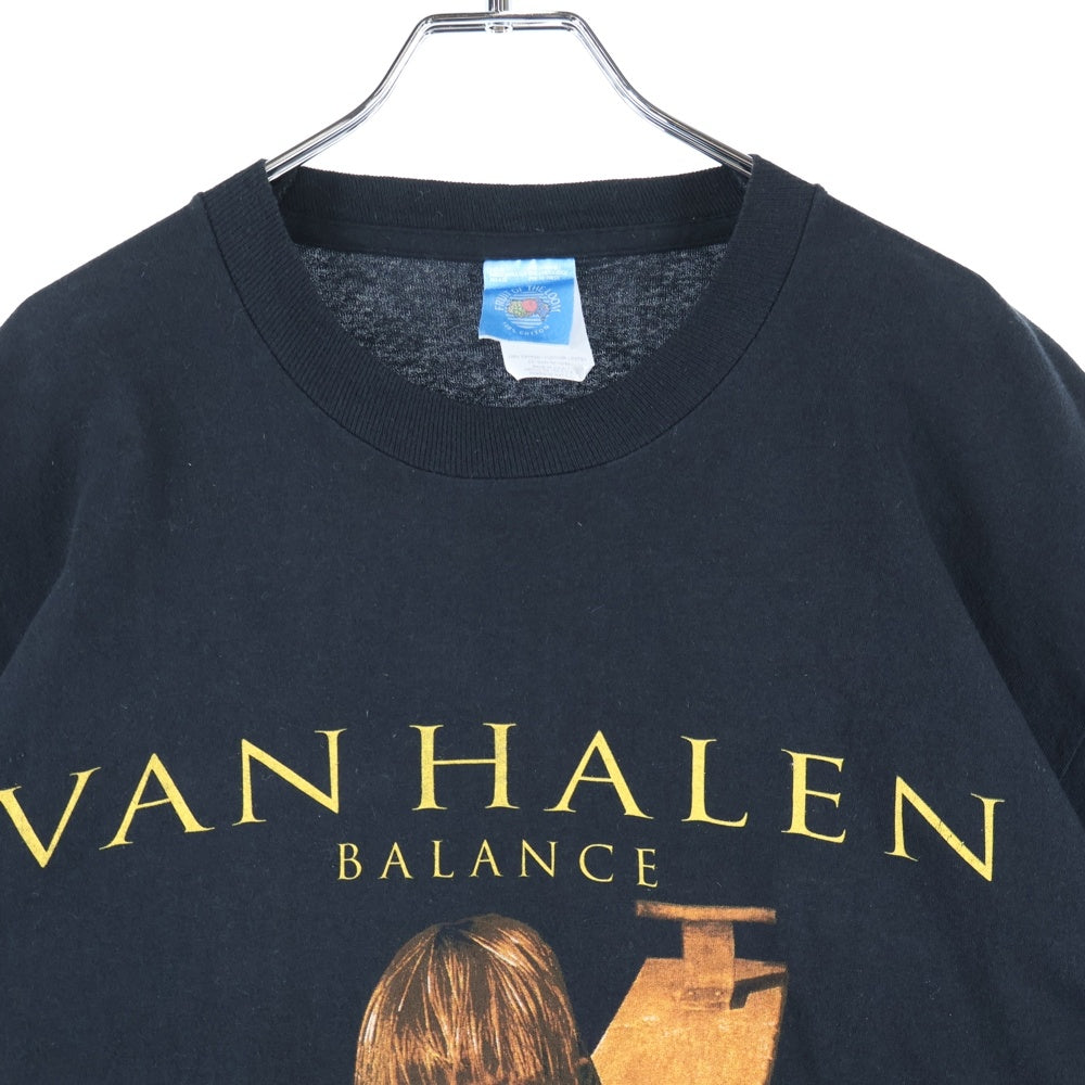 VINTAGE(ヴィンテージ) 90s VAN HALEN BALANCE WORLD TOUR 1995 ヴァンヘーレン 両面プリント 半袖tシャツ ブラック