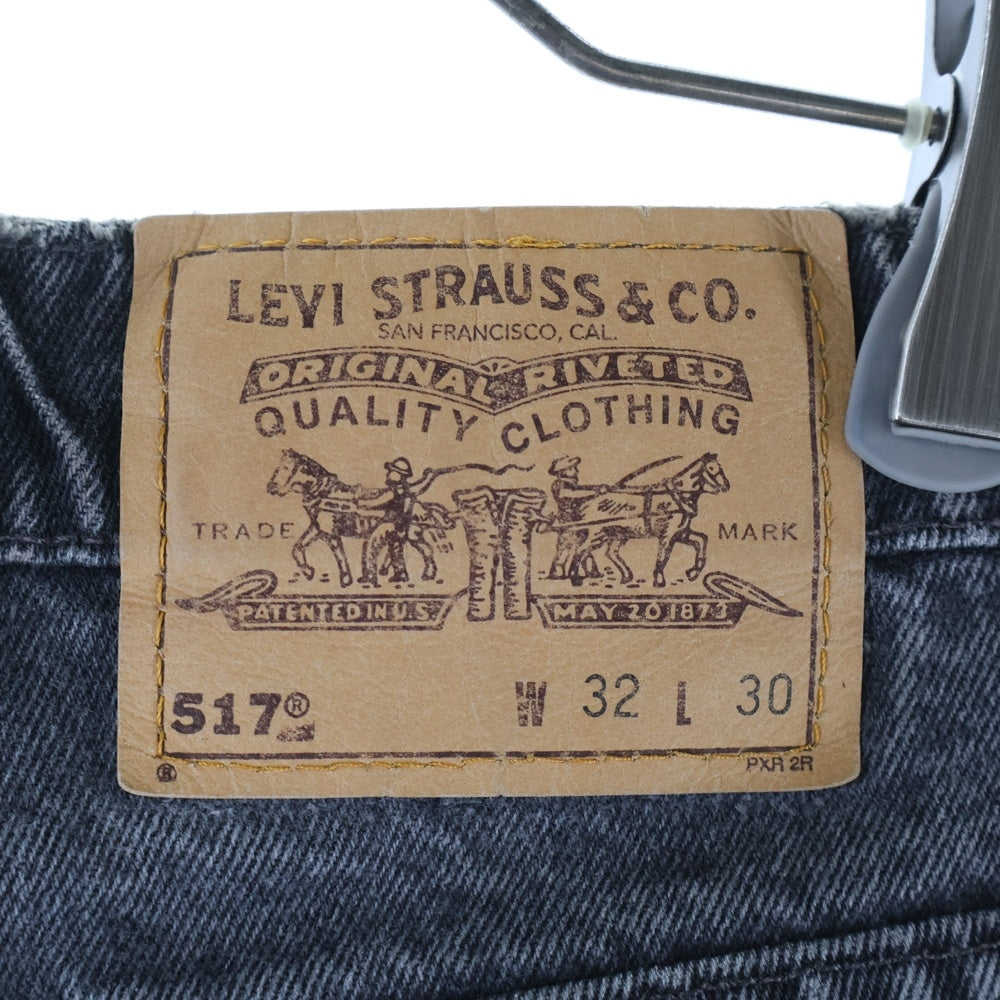 Levi's(リーバイス) 90s 517 ブラックデニム オレンジタブ ボタン裏575刻印 40517 4159 ブラック