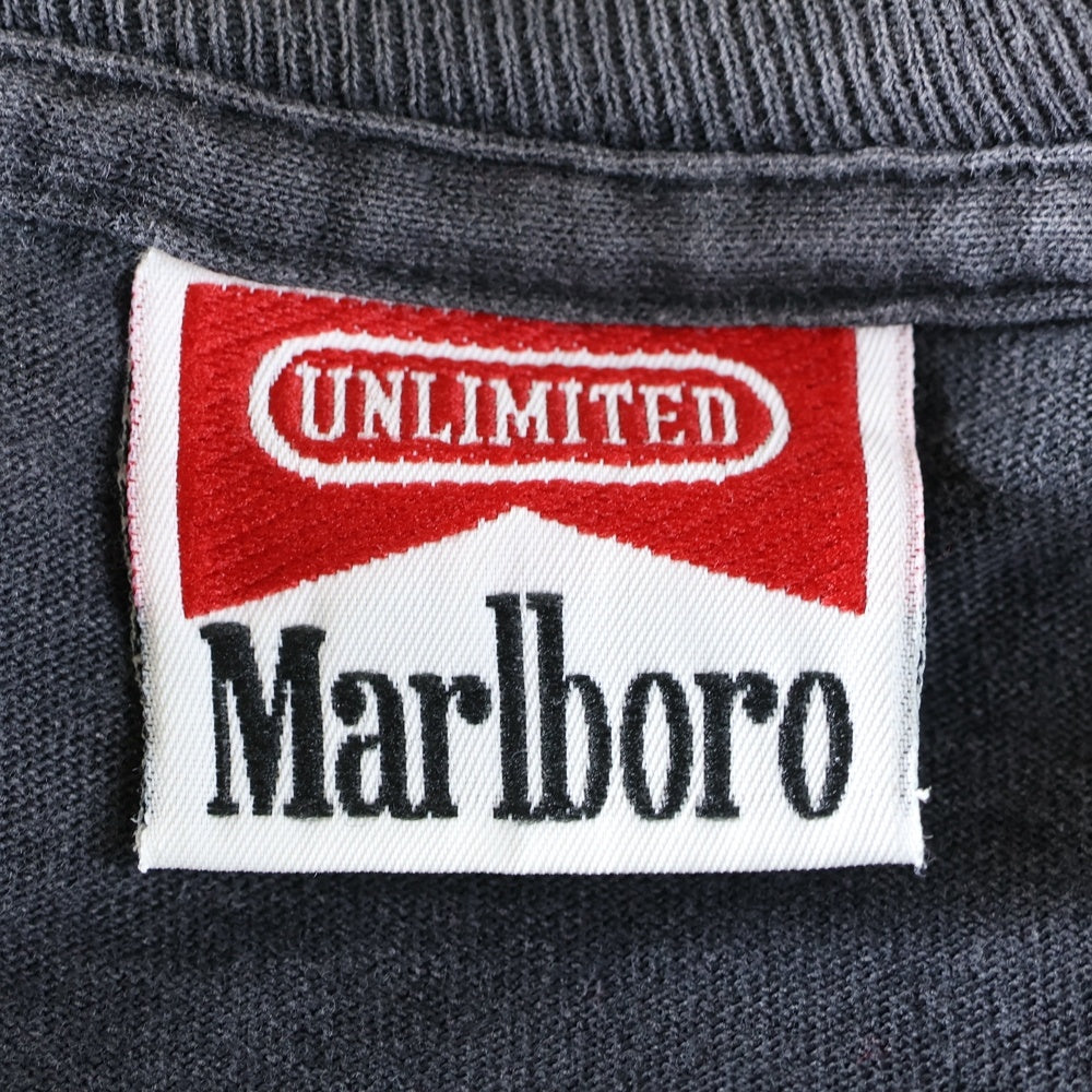 VINTAGE(ヴィンテージ) 90s MARLBORO RAILROAD POCKET TEE マルボロ レイルロード ポケットTシャツ 半袖カットソー ブラック