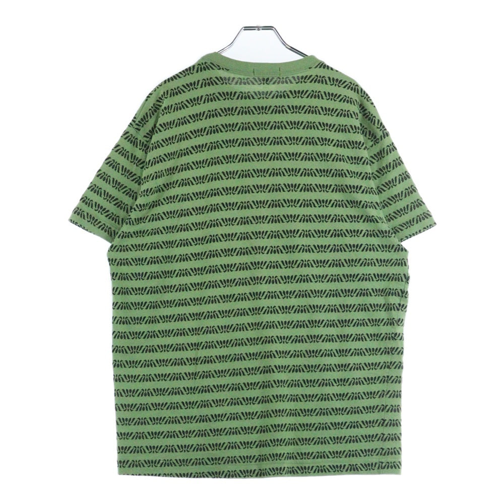 STUSSY(ステューシー) 80s OLD STUSSY オールドステューシー マリファナ柄 総柄 Tシャツ 半袖カットソー グリーン