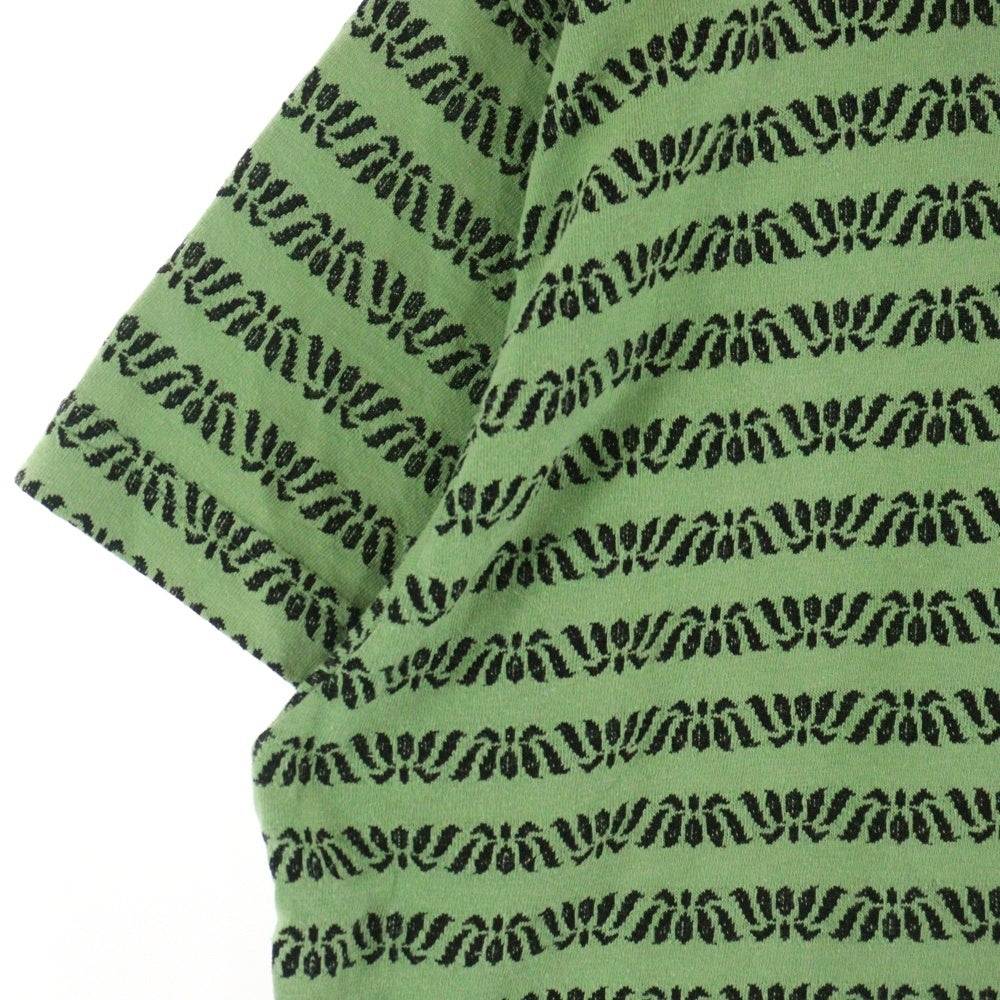 STUSSY(ステューシー) 80s OLD STUSSY オールドステューシー マリファナ柄 総柄 Tシャツ 半袖カットソー グリーン