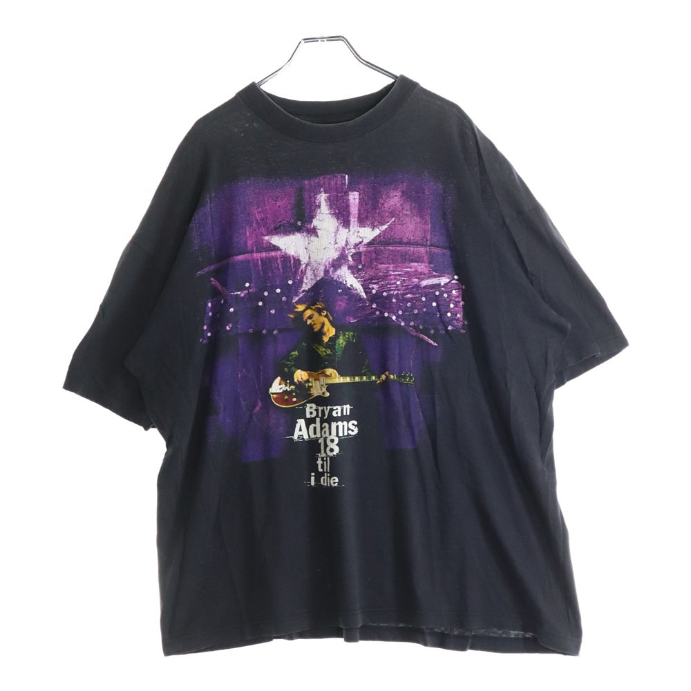 VINTAGE(ヴィンテージ) 90s Bryan Adams TEE ブライアン アダムス 両面プリント半袖Tシャツ カットソー ブラック