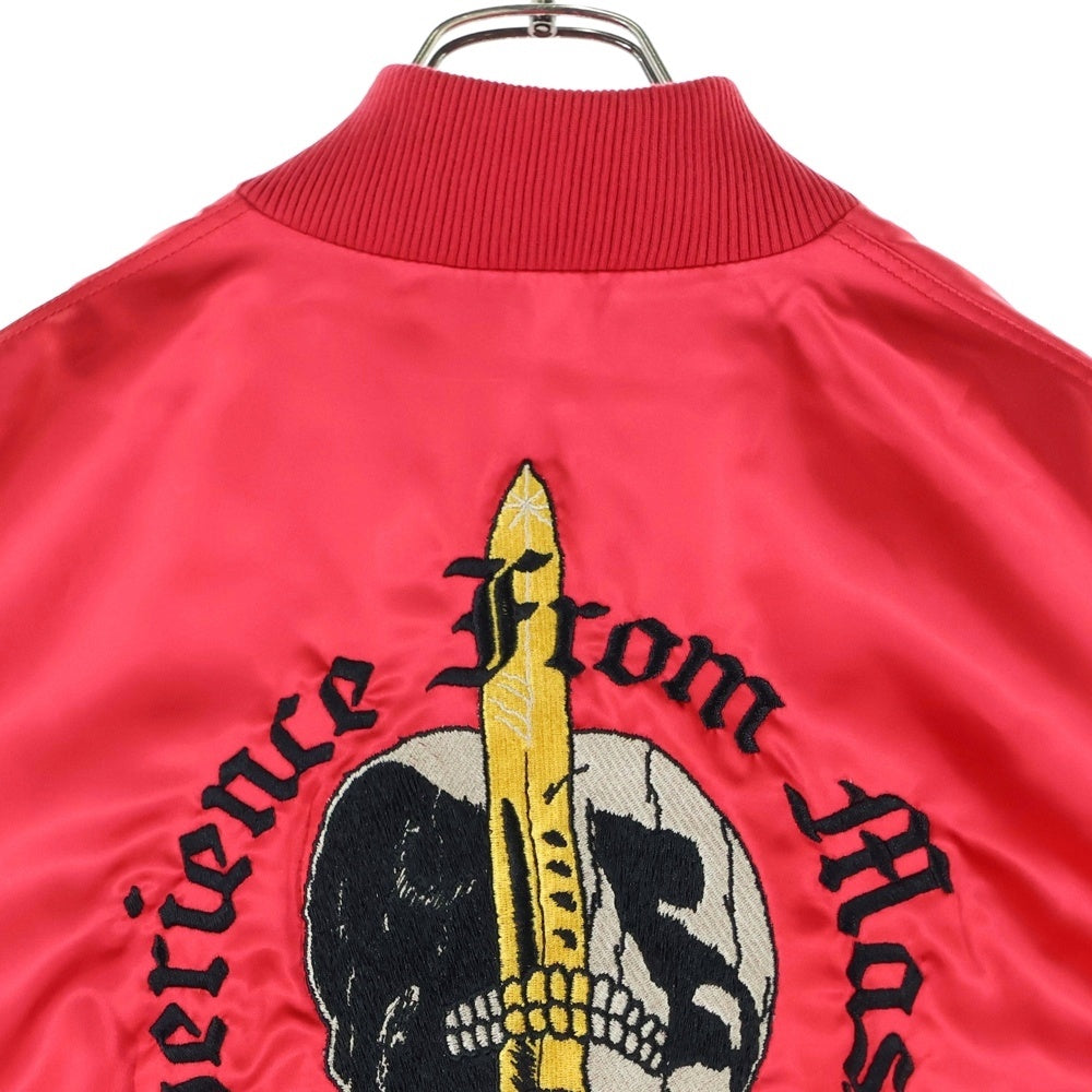 MASSES(マシス) 25SS SATIN JKT 刺繍ジャケット アウター ブラック