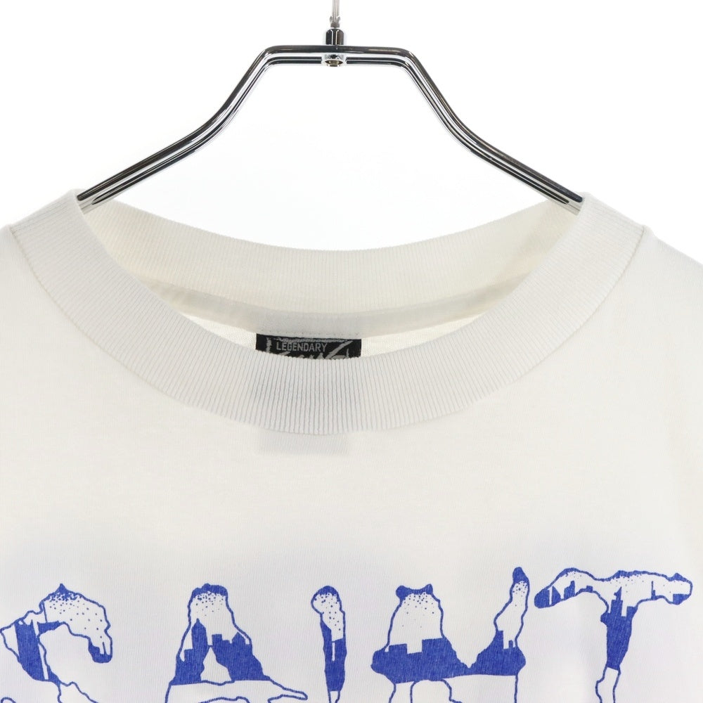 SAINT MICHAEL(セントマイケル) 25AW BBLN SS TEE SM-HR1-0000-C48 両面プリント半袖Tシャツ カットソー ホワイト