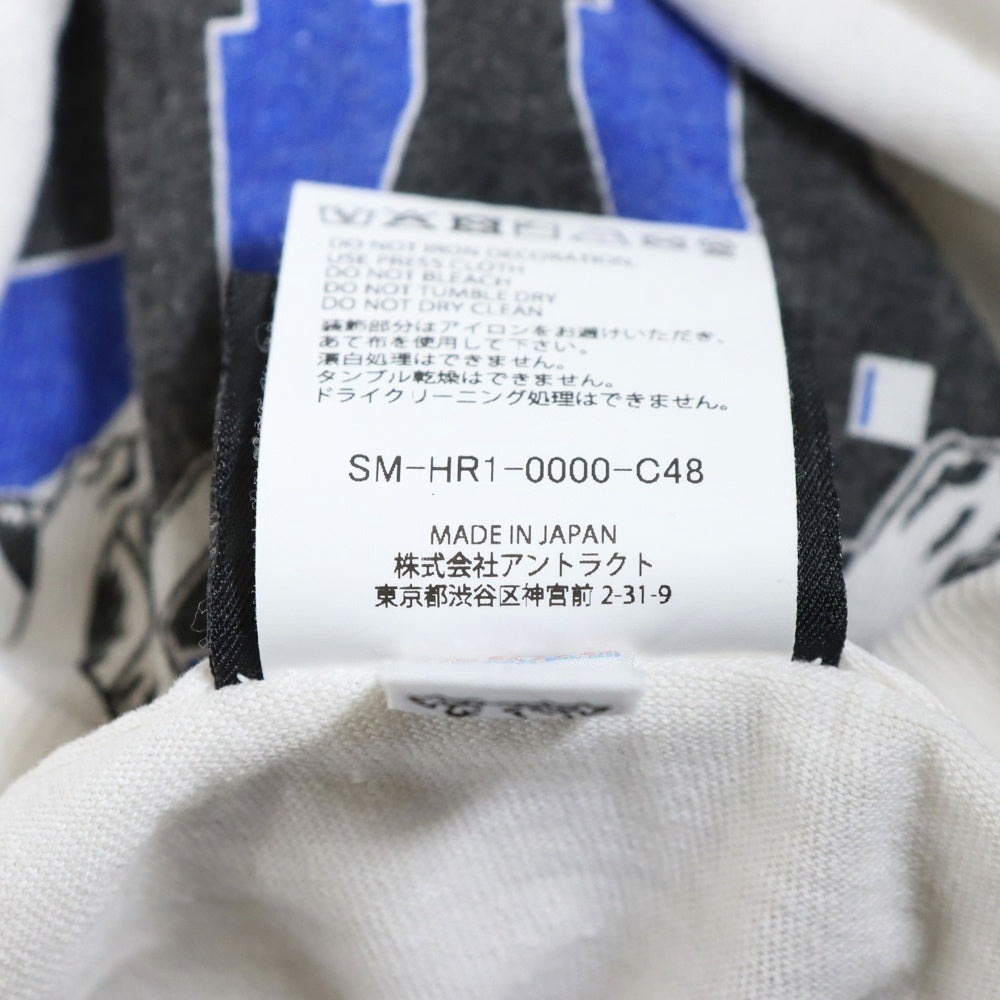 SAINT MICHAEL(セントマイケル) 25AW BBLN SS TEE SM-HR1-0000-C48 両面プリント半袖Tシャツ カットソー ホワイト