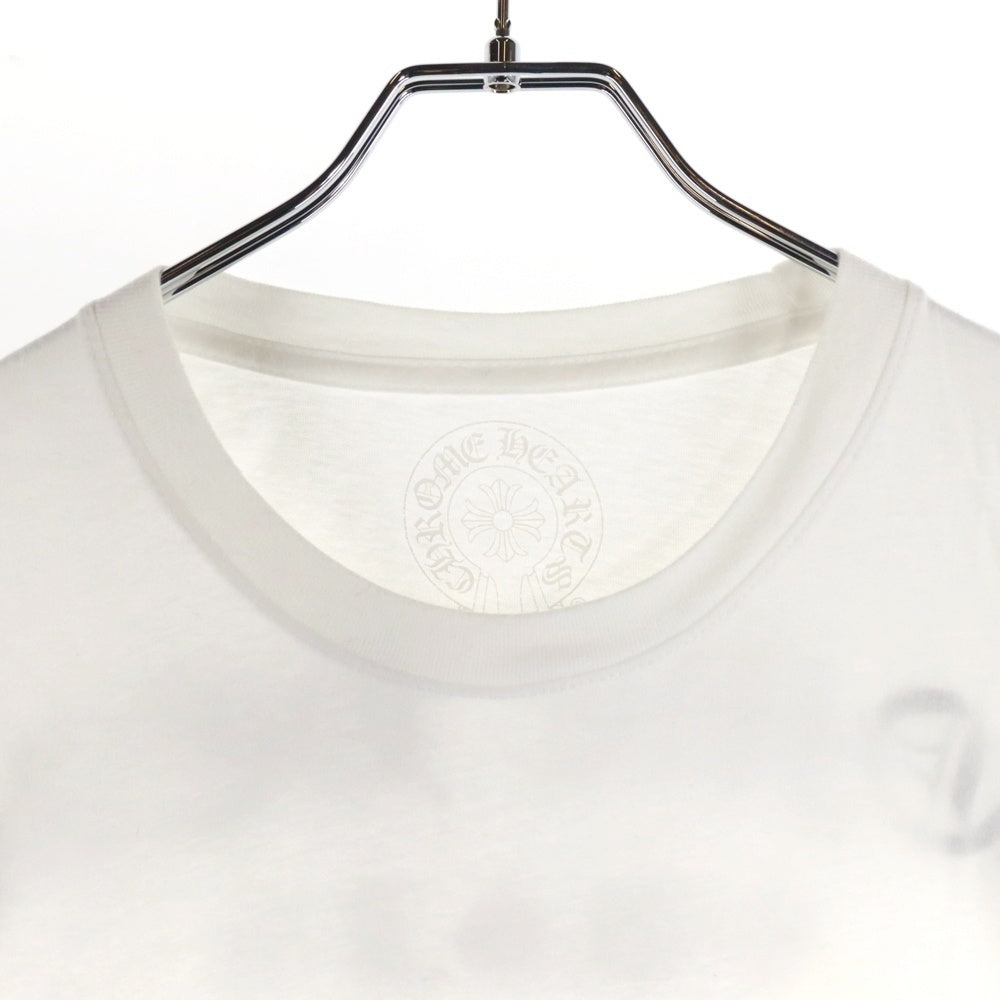 CHROME HEARTS(クロムハーツ) USA Logo S/S TEE スクロールロゴプリントクルーネック半袖Tシャツ ホワイト