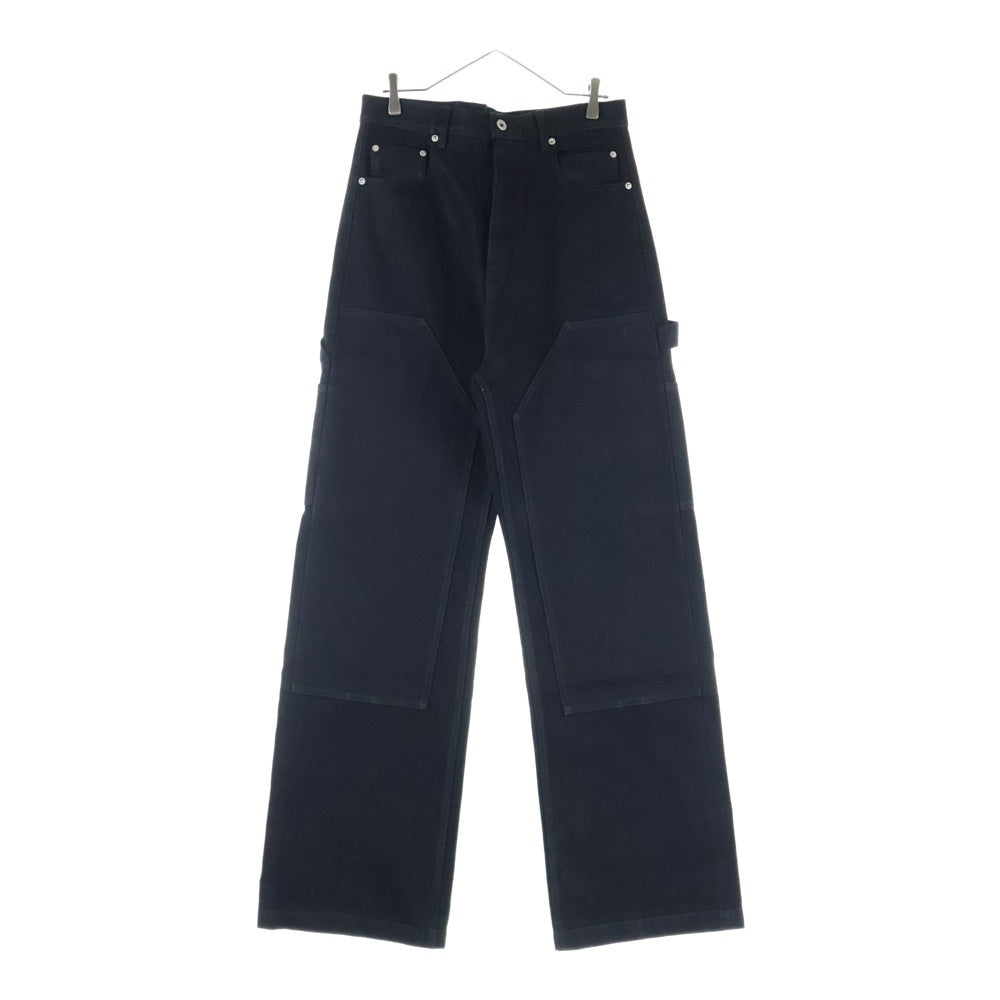 Rick Owens DRKSHDW(リックオウエンス ダークシャドウ) Double Knee Geth Cut Jeans ダブルニー ゲス カット ジーンズ ブラック DL02D4387-HBLKJP