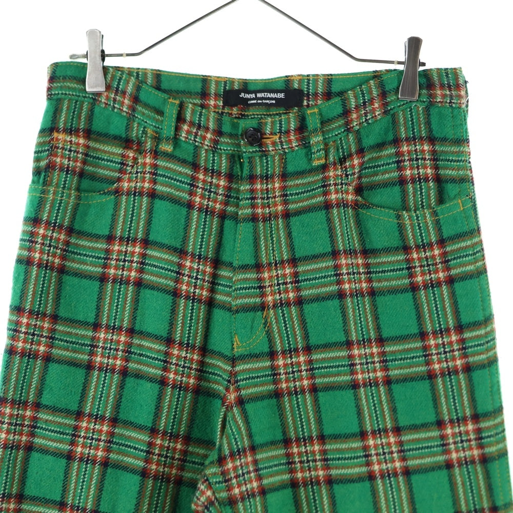 ジュンヤワタナベ コムデギャルソン AD2004 チェック柄ウール Pコート JUNYA WATANABE COMME des GARCONS(ジュンヤワタナベ