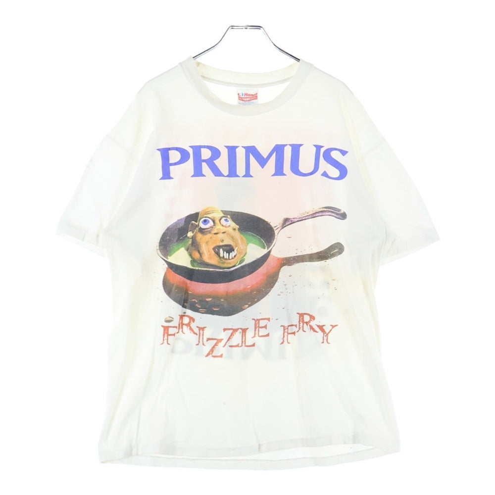 VINTAGE(ヴィンテージ) 90s PRIMUS FRIZZIE FRY プリムス フリジー フライ 両面プリント Tシャツ ホワイト