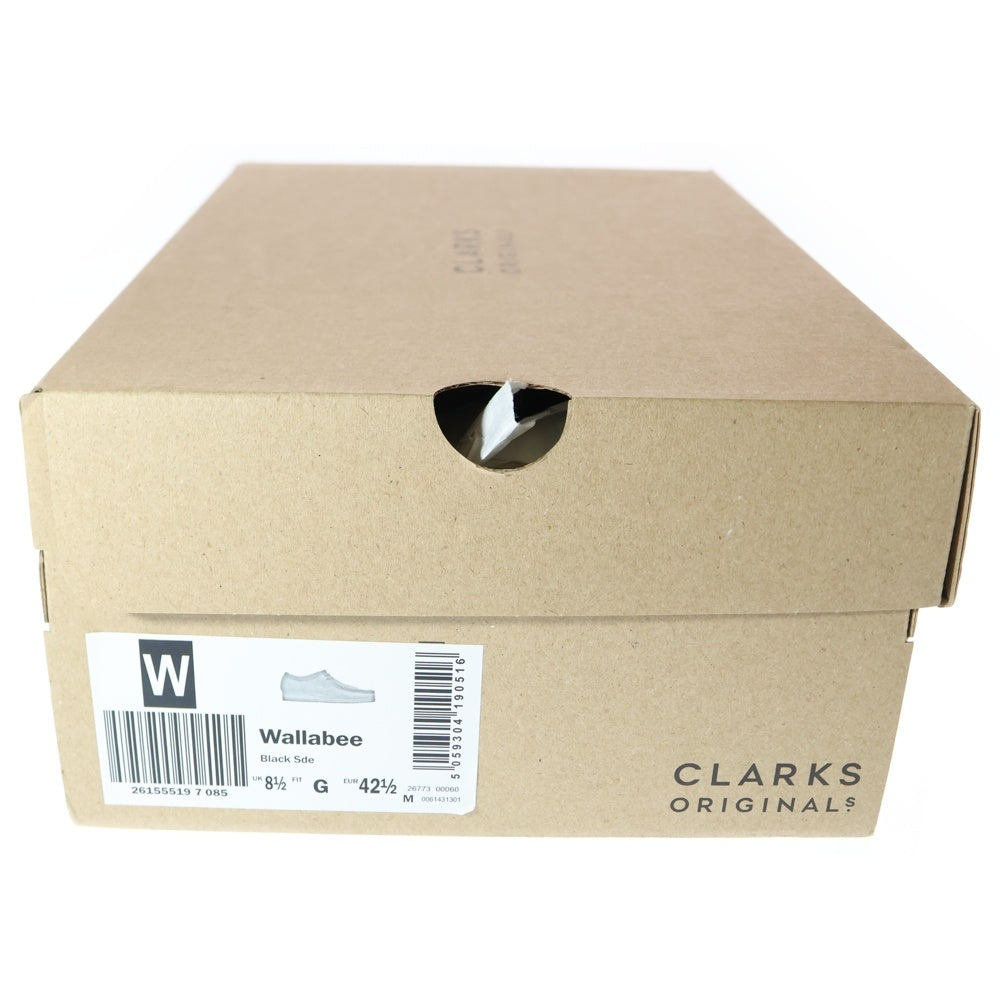 Clarks(クラークス) Wallabee クレープソール ワラビー レザーシューズ ブラック