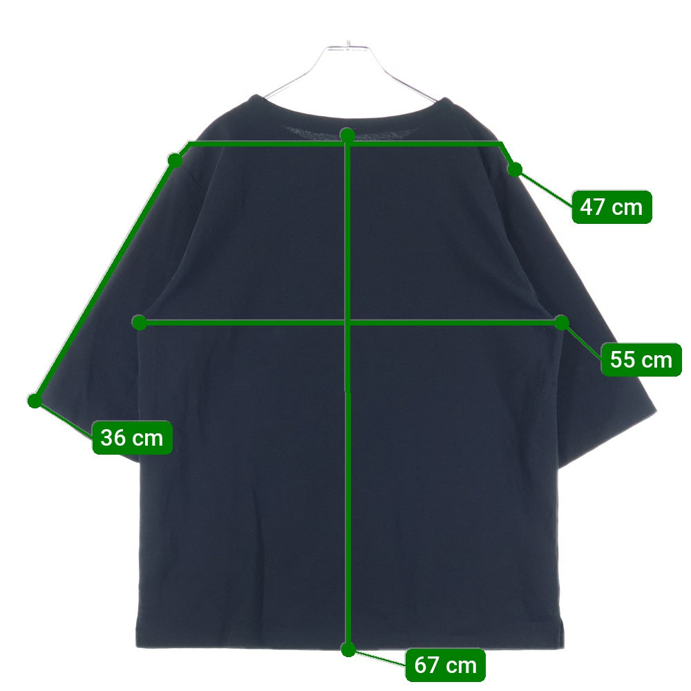 Cleveland Out of everywhere(クリーブランド アウト・オブ・エヴリウェア) cleaveland Out of everywhere C/pullover Half sleeve クリーブランド ハーフスリーブ クルーネック 半袖Tシャツ ブラック