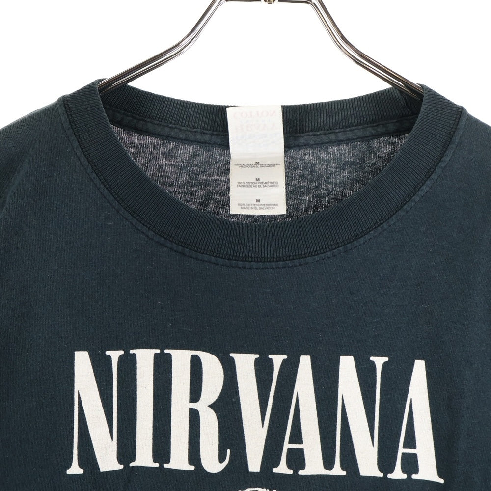 VINTAGE(ヴィンテージ) 00s NIRVANA Vestibule L/S Tee 両面プリント 長袖Tシャツ カットソー ニルヴァーナ ブラック