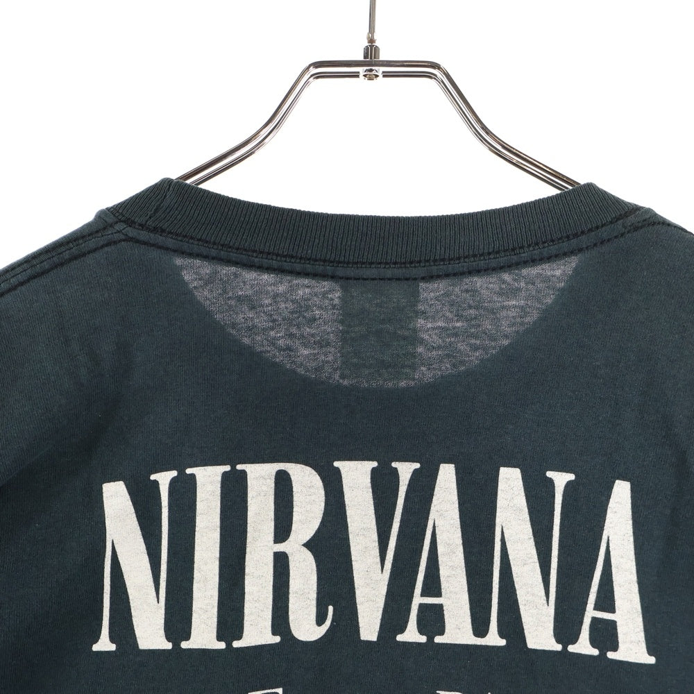 VINTAGE(ヴィンテージ) 00s NIRVANA Vestibule L/S Tee 両面プリント 長袖Tシャツ カットソー ニルヴァーナ ブラック
