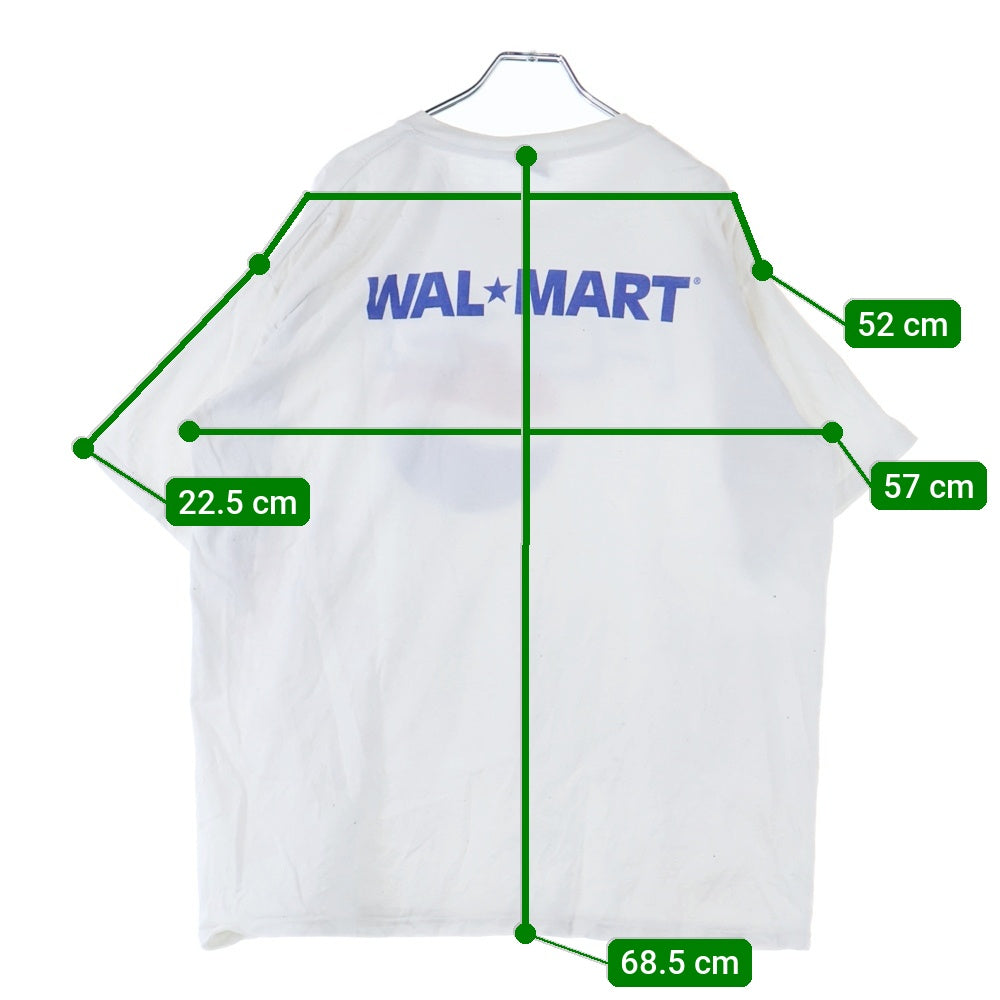 VINTAGE(ヴィンテージ) 90s PEPSI WAL MART ペプシ 企業ロゴ プリント 半袖Tシャツ ホワイト