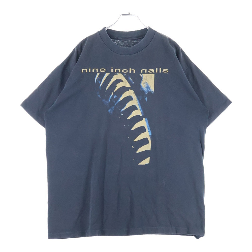 VINTAGE(ヴィンテージ) 90s NINE INCH NAILS NOW I'M NOTHING ナインインチネイルズ 両面プリント 半袖Tシャツ ブラック