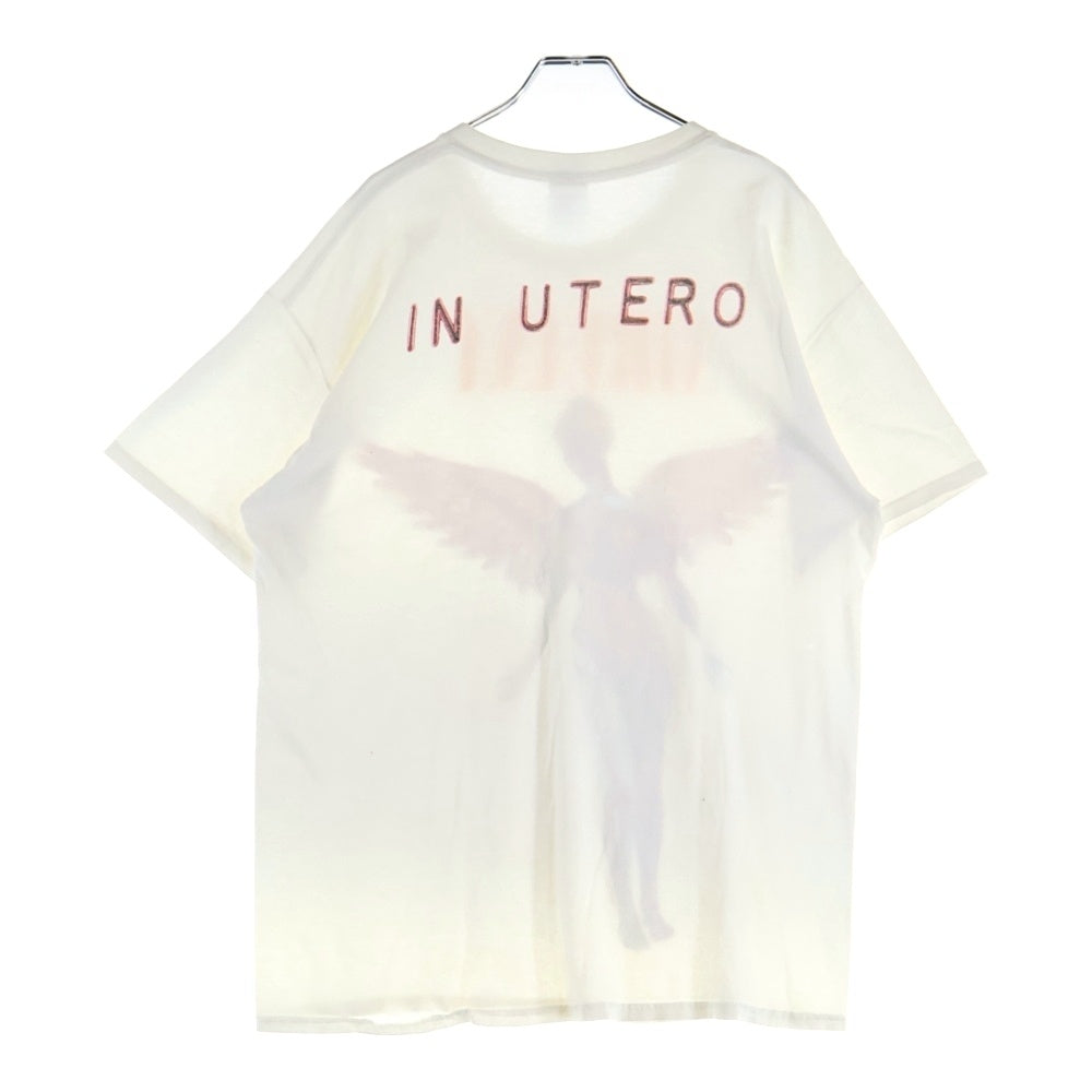 VINTAGE(ヴィンテージ) 00s NIRVANA IN UTERO Y2K インユーテロ 両面プリント 半袖Tシャツ ホワイト