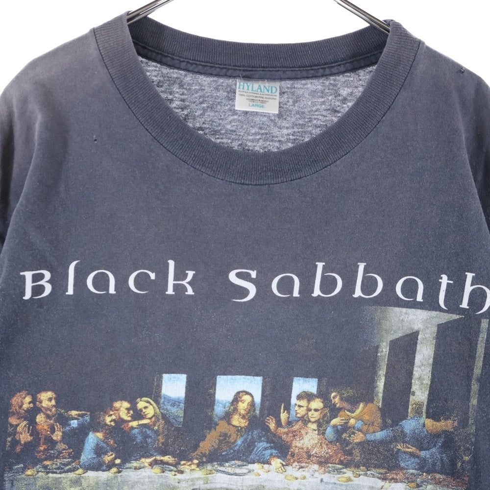 VINTAGE(ヴィンテージ) 90s Black Sabbath Reunion Tour The Last Supper ブラックサバス 最後の晩餐 半袖Tシャツ カットソー ブラック