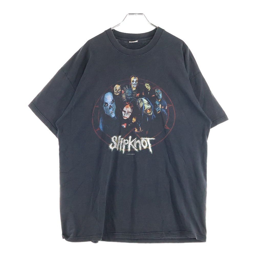 VINTAGE(ヴィンテージ) 00S SLIPKNOT スリップノット 両面プリント 半袖Tシャツ ブラック