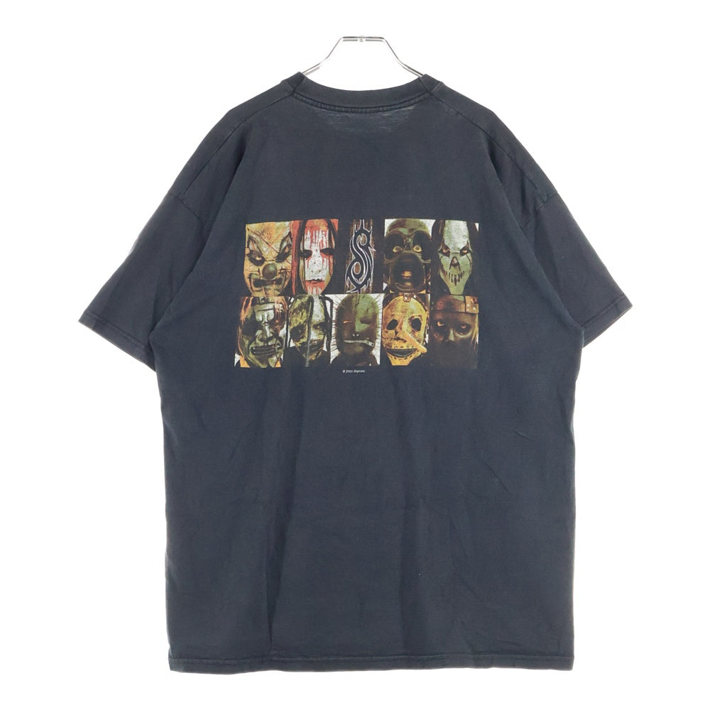 VINTAGE(ヴィンテージ) 00S SLIPKNOT スリップノット 両面プリント 半袖Tシャツ ブラック