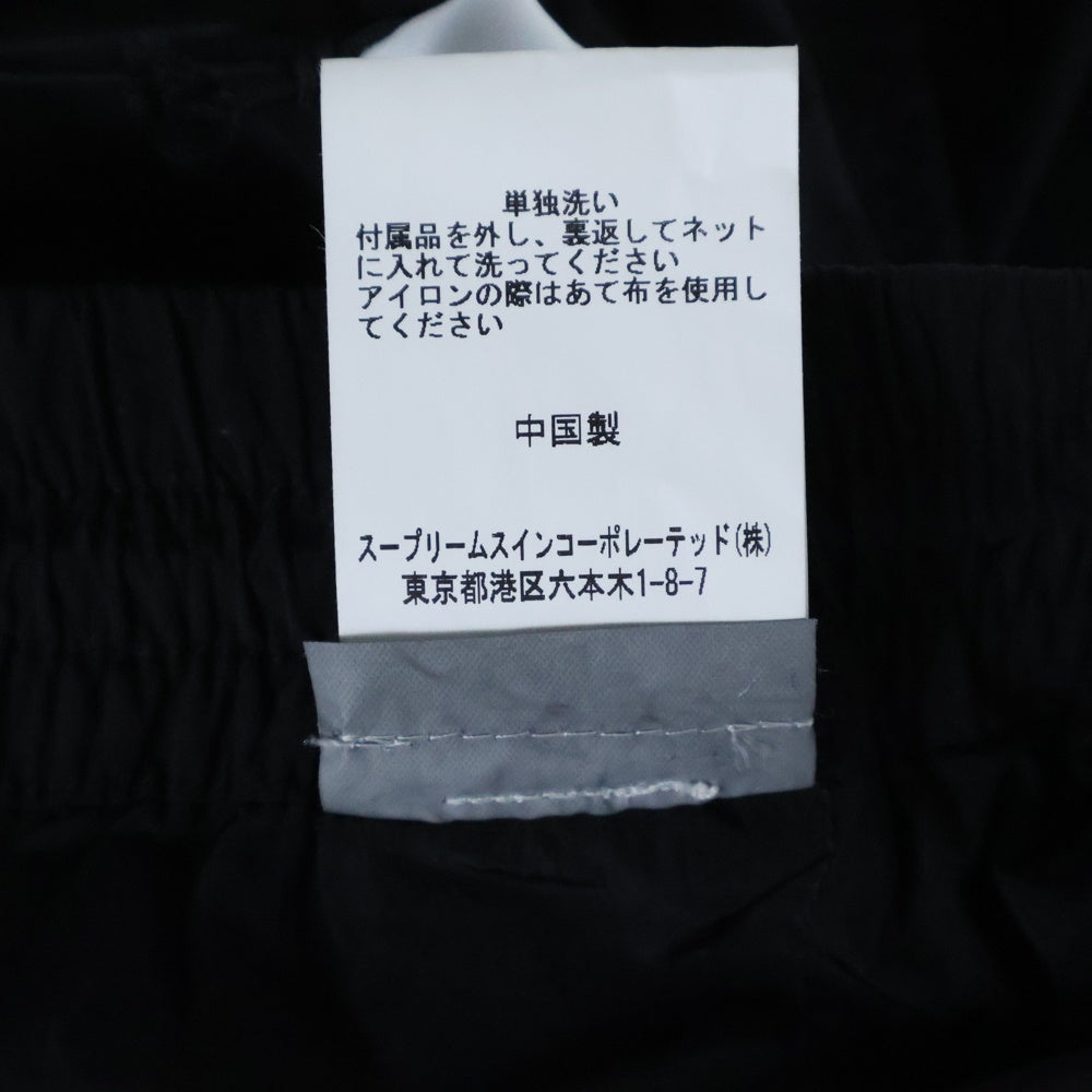 C.P. Company(シーピーカンパニー) Chrome-R BERMUDA 2401060 カーゴ ナイロン ガーメントダイ ウエストゴム ロゴレンズ ショーツ ブラック