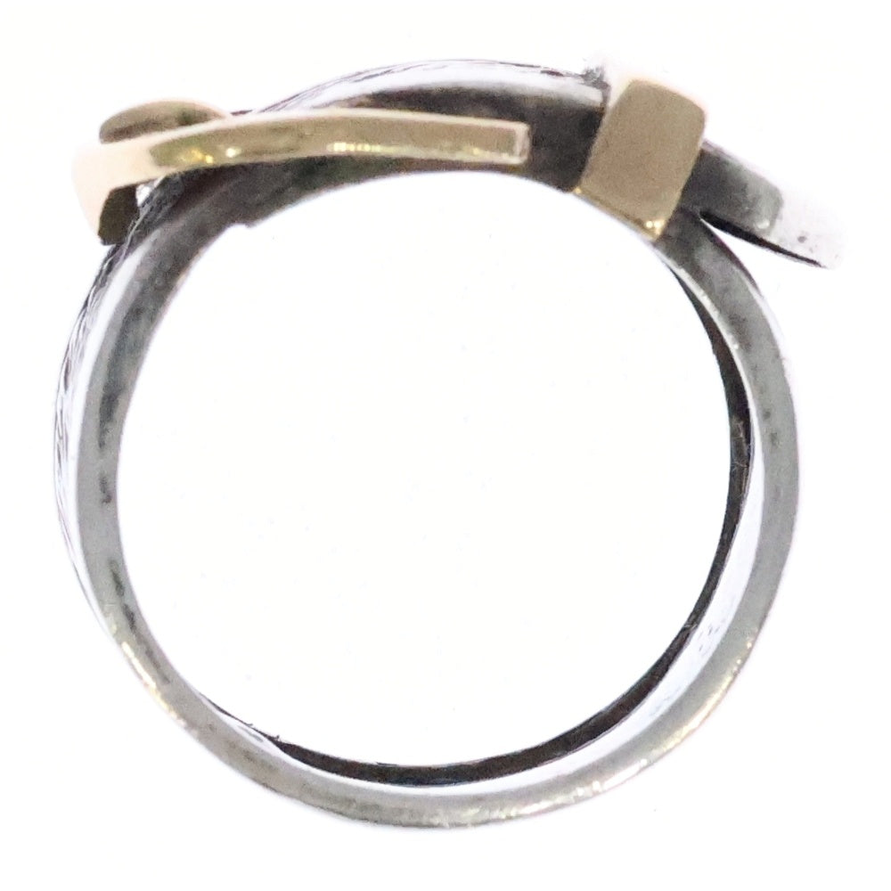 HERMES(エルメス) HORSESHOE BELT RING ホースシュー ベルト コンビ リング ゴールド/シルバー